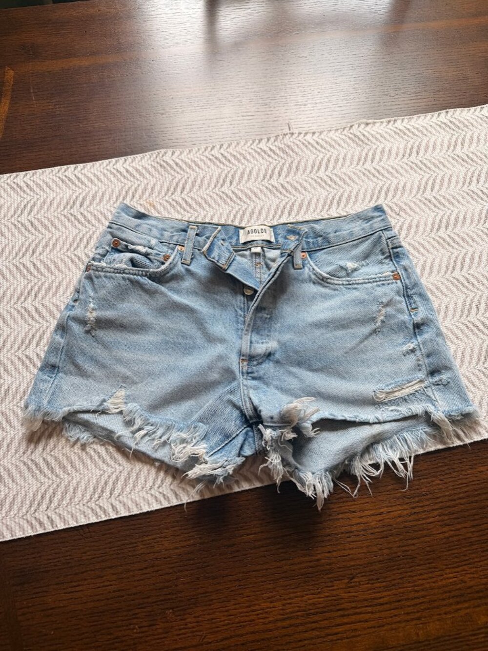 Agolde Parker Denim Shorts - Size 27
